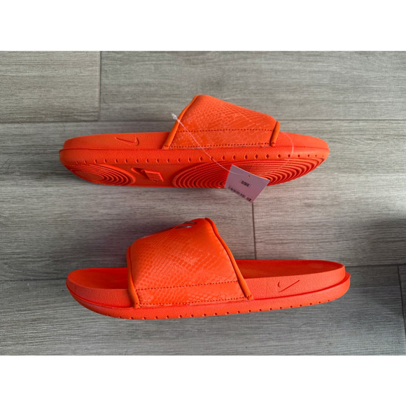 Mens 11 Nike Kobe Offcourt Slide Orange Silver Open Toe Sandals IF2870-800 NEW main image 6